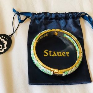 Stauer Floral Bangle: (S/M)